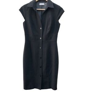 Calvin Klein Cap Sleeve Sheath Dress  Size 4